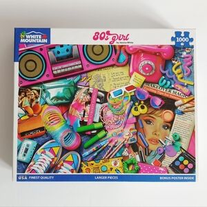 80s Girl 1000-piece puzzle by White Mountain